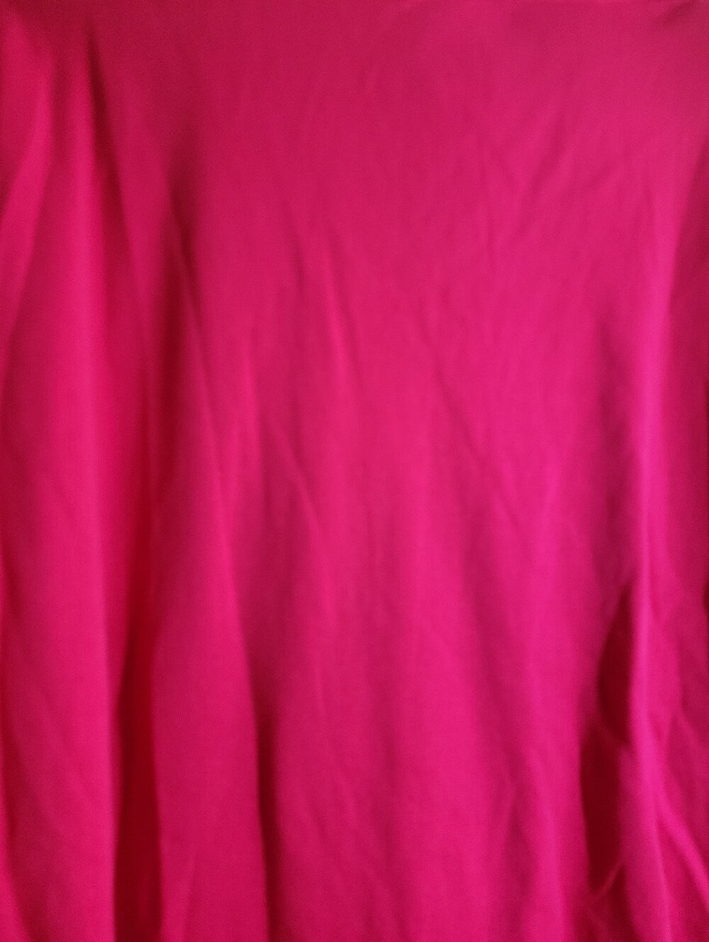 Women's V-Neck 3/4 Sleeve Top - Pink and Rust - Picture 7 of 8